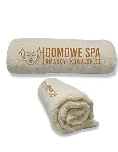 Prezent na Dzień Kobiet ręcznik z haftem napisem napisem