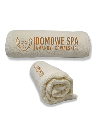 Prezent na Dzień Kobiet ręcznik z haftem napisem napisem