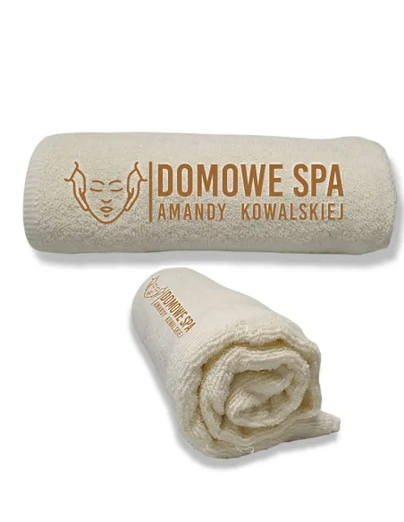 Prezent na Dzień Kobiet ręcznik z haftem napisem napisem