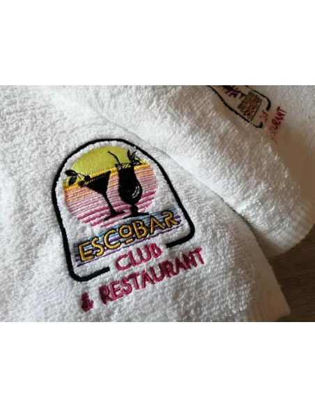 Ręcznik z haftem własnego wzoru logo nadruk haft 50 szt