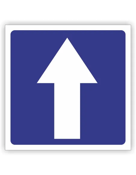 Znak drogowy Tablica informacyjna D3 droga jednokierunkowa -znak informacyjny 30x30 cm
