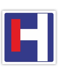 Znak drogowy Tablica informacyjna D4c wjazd na drogę bez przejazdu -znak informacyjny 30x30 cm