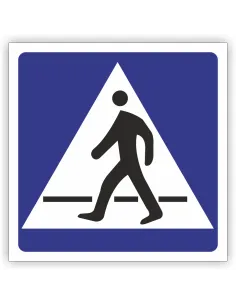 Znak drogowy Tablica informacyjna D6 przejście dla pieszych -znak informacyjny 30x30 cm