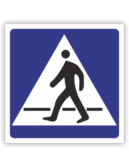 Znak drogowy Tablica informacyjna D6 przejście dla pieszych -znak informacyjny 30x30 cm