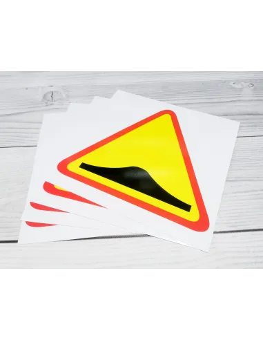 Znak drogowy Tablica informacyjna D2 koniec drogi z pierwszeństwem -znak informacyjny 30x30 cm