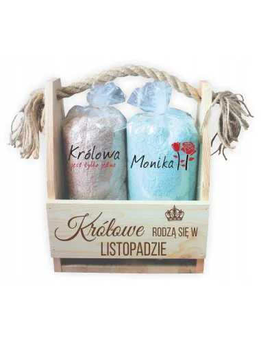 prezent mąż żona 2 ręczniki haft pudełko