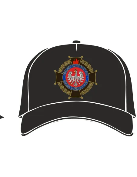 Czapka z haftem strażacka ZOSP, logo OSP MDP