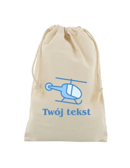 Worek z nadrukiem Twój tekst chłopięcy