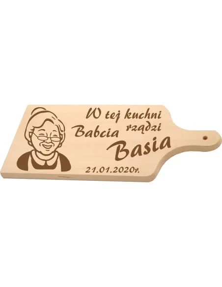DESKA DO KROJENIA Z grawerem imieniem PREZENT