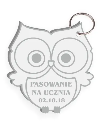 BRELOK pamiątka pasowania na ucznia ślubowania prezent dla dzieci