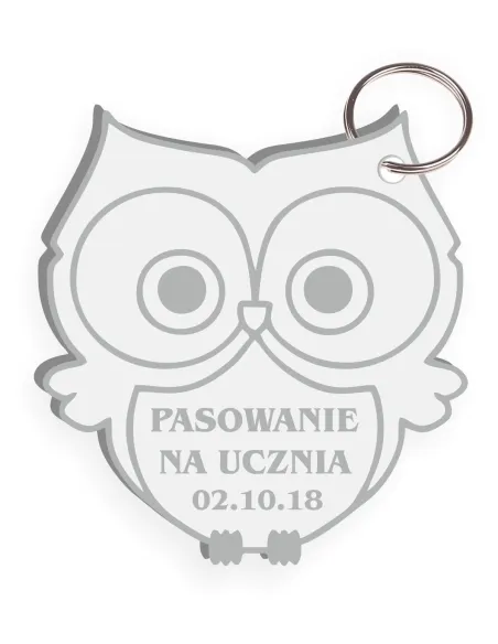BRELOK pamiątka pasowania na ucznia ślubowania prezent dla dzieci