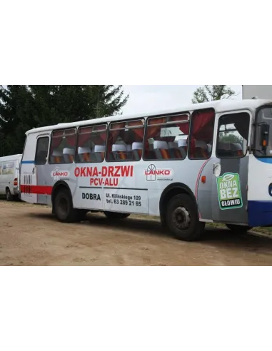 Reklama naklejka na samochód Folia reklamowa na auto pod wymiar