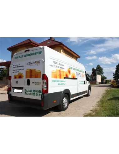 Reklama naklejka na samochód Folia reklamowa na auto pod wymiar