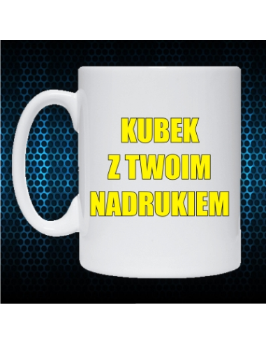 Kubek z nadrukiem reklamowym 12 sztuk
