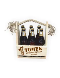 NOSIDŁO skrzynka NA PIWO prezent na DZIEŃ DZIADKA