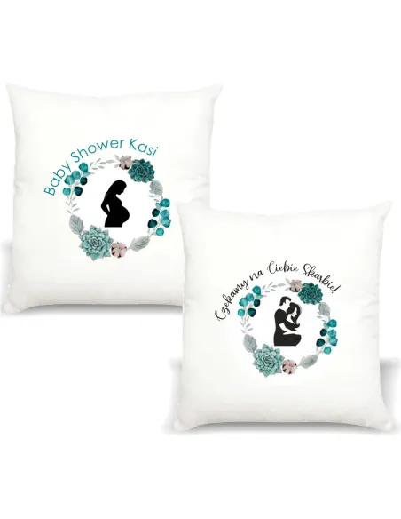 Poduszka z imieniem PREZENT dla mamy BABY SHOWER