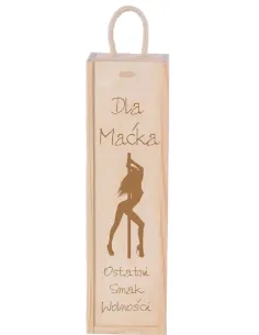 SKRZYNKA NA WINO prezent na wieczór kawalerski