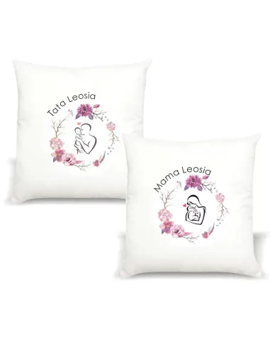 Poduszka z imieniem nadrukiem PREZENT dla TATY MAMY rodziców