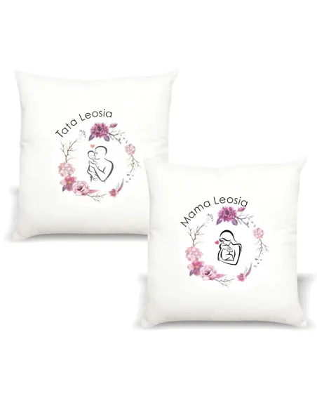 Poduszka z imieniem nadrukiem PREZENT dla TATY MAMY rodziców