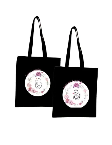 Torba z imieniem nadrukiem PREZENT dla TATY MŁODYCH RODZICÓW