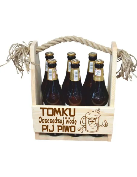 NOSIDŁO skrzynka NA PIWO prezent sponsorowane 500+