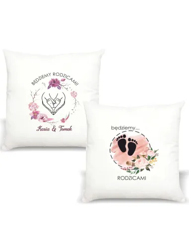 Poduszka z imieniem nadrukiem PREZENT dla RODZICÓW