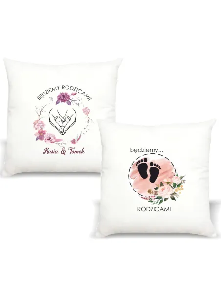 Poduszka z imieniem nadrukiem PREZENT dla RODZICÓW