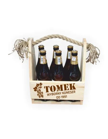 NOSIDŁO skrzynka NA PIWO prezent sponsorowane 500+