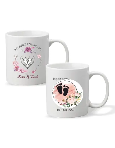 Kubek z imieniem nadrukiem PREZENT dla RODZICÓW