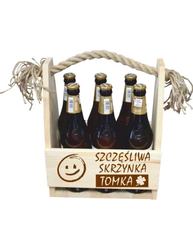NOSIDŁO skrzynka NA PIWO prezent na urodziny