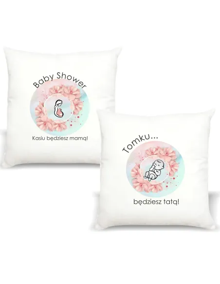 Poduszka z imieniem PREZENT dla TATY BĘDZIESZ TATĄ