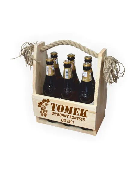 NOSIDŁO skrzynka NA PIWO prezent na urodziny