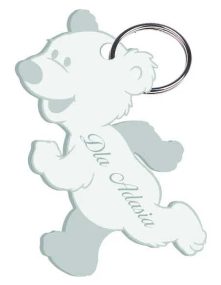 BRELOK ZAWIESZKA grawer z imieniem napisem prezent