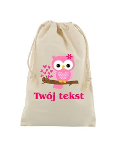 Worek z nadrukiem Twój tekst dziewczęcy
