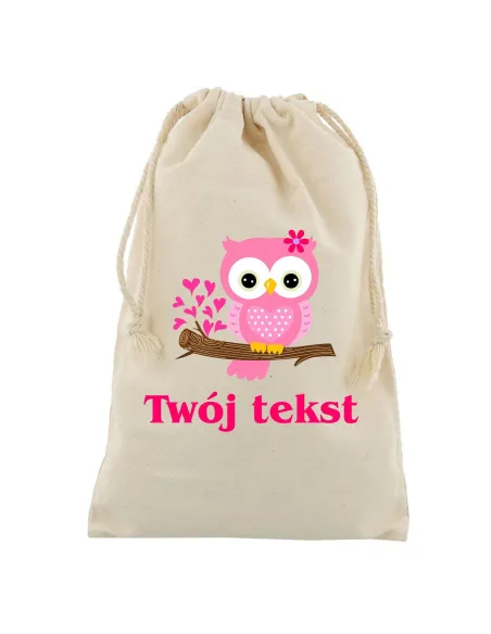 Worek z nadrukiem Twój tekst dziewczęcy