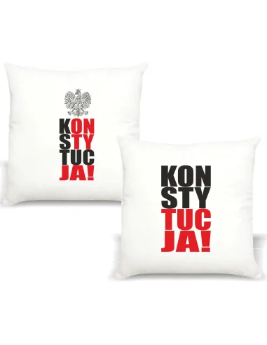 Poduszka z nadrukiem PREZENT KONSTYTUCJA ORZEŁ