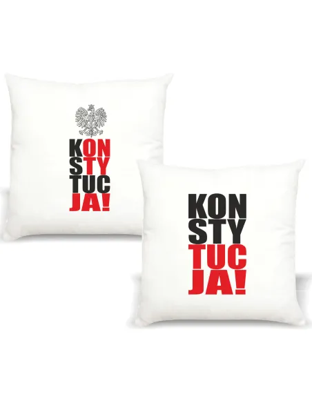 Poduszka z nadrukiem PREZENT KONSTYTUCJA ORZEŁ