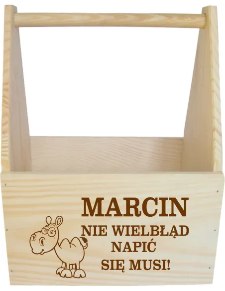 NOSIDŁO NA PIWO skrzynka na piwo z grawerem