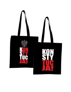 Torba z nadrukiem napis PREZENT KONSTYTUCJA ORZEŁ