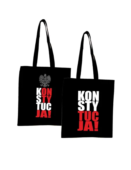 Torba z nadrukiem napis PREZENT KONSTYTUCJA ORZEŁ