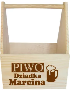 NOSIDŁO NA PIWO skrzynka prezent na dzień dziadka