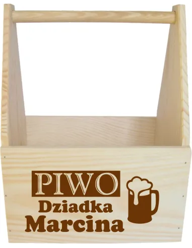 NOSIDŁO NA PIWO skrzynka prezent na dzień dziadka