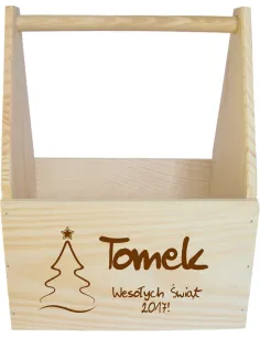 NOSIDŁO skrzynka NA PIWO prezent na święta choinkę