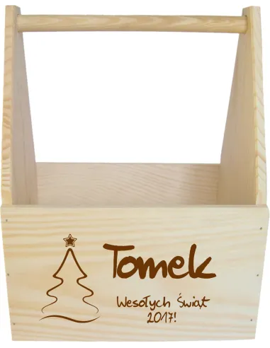 NOSIDŁO skrzynka NA PIWO prezent na święta choinkę