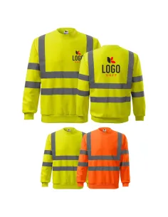 Bluza robocza Odblaskowa FLUO z HAFTEM LOGO x10