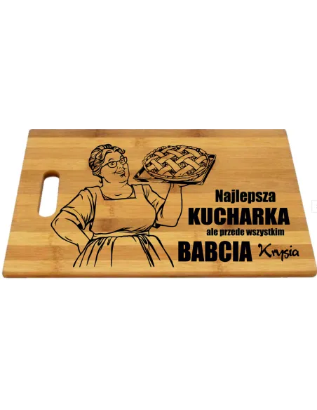 DESKA DO KROJENIA prezent na Dzień Babci i Dziadka