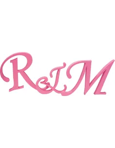 Litery INICJAŁY imiona Pary Młodej na ślub 30cm 3D