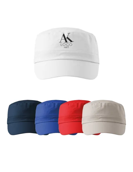 CZAPKA FIRMOWA Z DASZKIEM LOGO TWÓJ HAFT x5