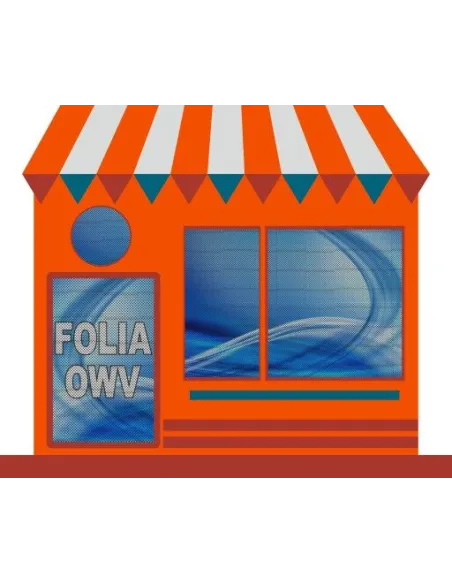 FOLIA ONE WAY VISION OWV na okna i witryny 24h