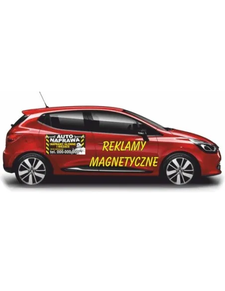 Reklama magnetyczna Folia magnetyczna reklama magnes PROJEKT na auto